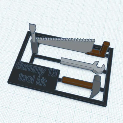 Bộ Dụng Cụ Mô Hình Dummy 13 - Phụ Kiện Sống Động