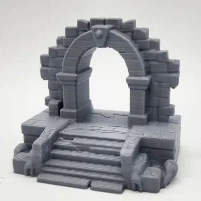 Cổng Vòm Đá Mini: Lối Vào Hầm Mộ Cho Game Tabletop