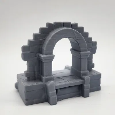 Cổng Vòm Đá Mini: Lối Vào Hầm Mộ Cho Game Tabletop
