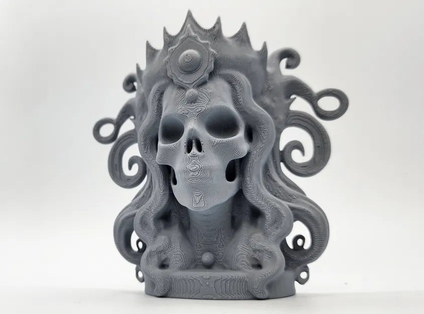 Mô Hình Nữ Hoàng Xương Bí Ẩn - Dễ In, Đứng Vững - Image 1