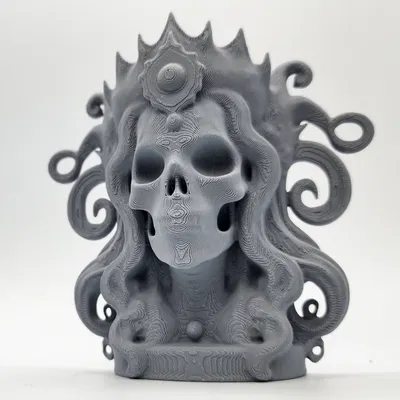 Mô Hình Nữ Hoàng Xương Bí Ẩn - Dễ In, Đứng Vững