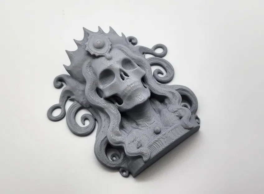 Mô Hình Nữ Hoàng Xương Bí Ẩn - Dễ In, Đứng Vững - Image 2