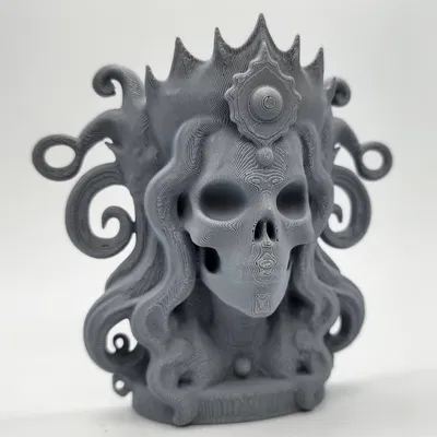 Mô Hình Nữ Hoàng Xương Bí Ẩn - Dễ In, Đứng Vững