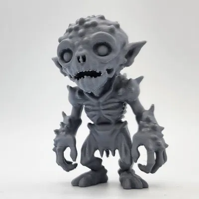 Mô Hình Yêu Tinh Zombie Nhỏ - Thử Thách Kỹ Năng In 3D