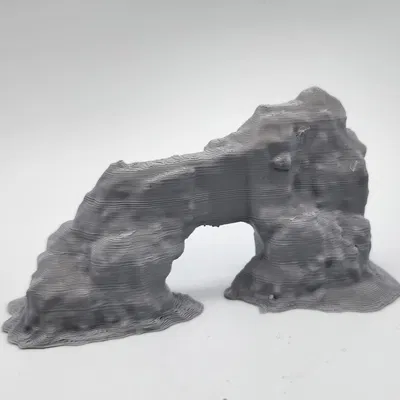 Mô Hình Cổng Đá Tự Nhiên - Địa Hình Game Bàn 3D