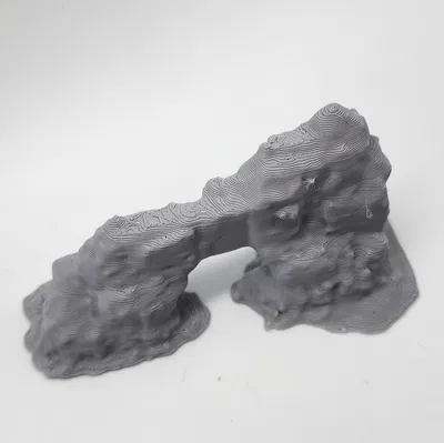 Mô Hình Cổng Đá Tự Nhiên - Địa Hình Game Bàn 3D