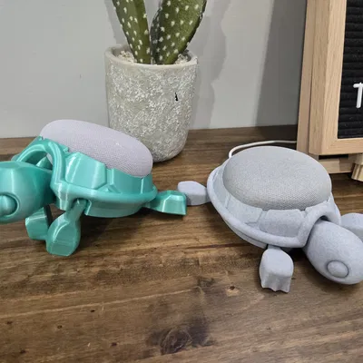 Giá đỡ Google Home Mini / Nest Mini hình Rùa Con Dễ Thương có khớp
