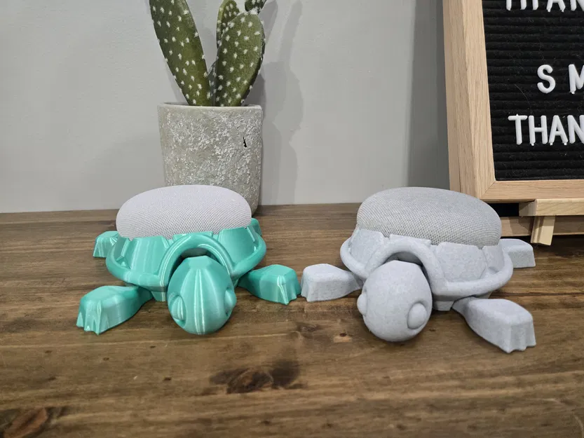 Giá đỡ Google Home Mini / Nest Mini hình Rùa Con Dễ Thương có khớp - Image 4