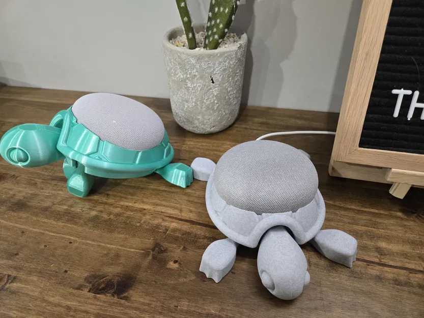 Giá đỡ Google Home Mini / Nest Mini hình Rùa Con Dễ Thương có khớp - Image 7