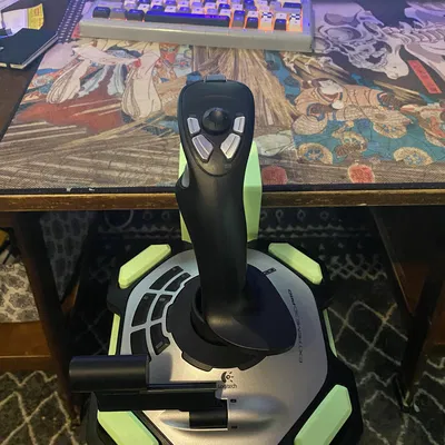 Gá kẹp bàn Logitech Extreme 3D Pro cho Thrustmaster Desk Clamp (bolt/zip tie)