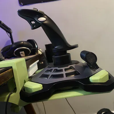 Gá kẹp bàn Logitech Extreme 3D Pro cho Thrustmaster Desk Clamp (bolt/zip tie)