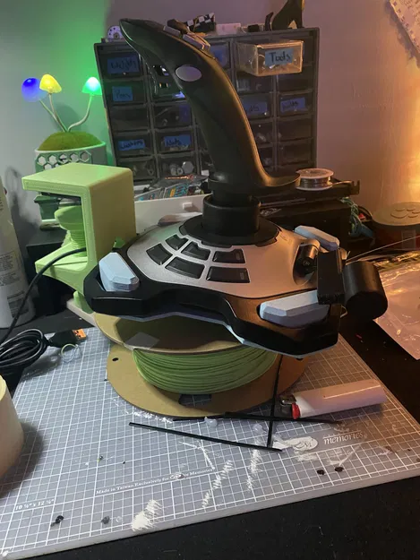 Gá kẹp bàn Logitech Extreme 3D Pro cho Thrustmaster Desk Clamp (bolt/zip tie) - Image 3