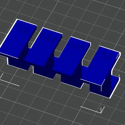 Mô hình thử nghiệm khoảng cách Top Z cho Support 3D