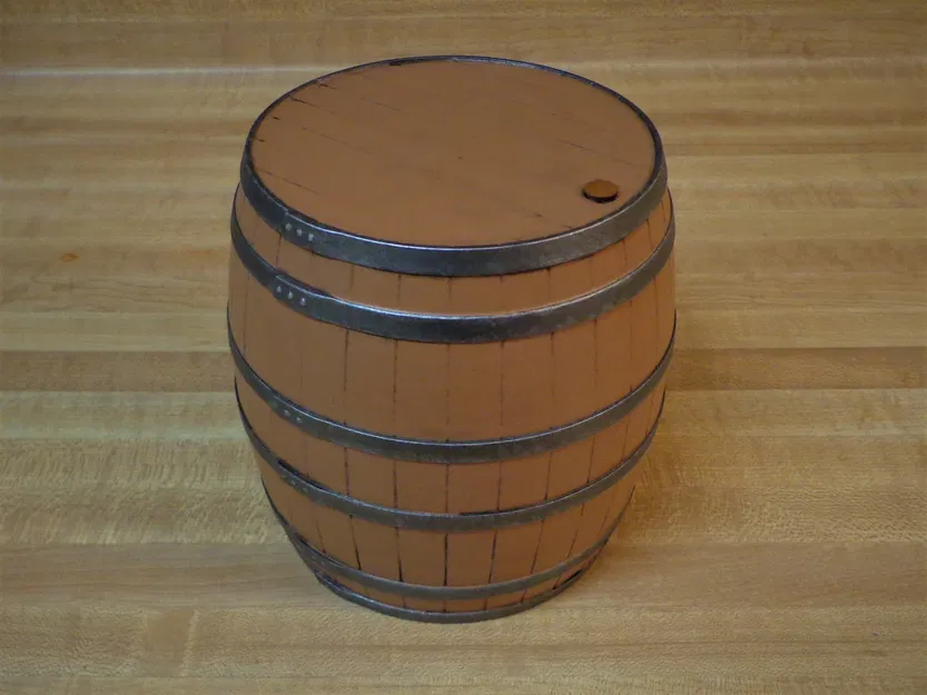 Hộp Đựng Deck Dạng Thùng Rượu V2 (MTG) – Barrel Deck Box V2 - Image 1