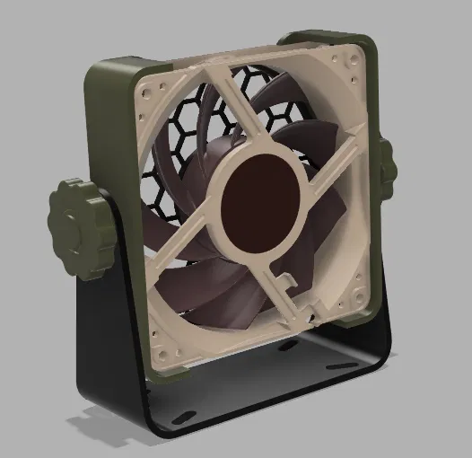 Giá đỡ quạt 120mm 3D - Tăng cường luồng gió tiện lợi - Image 4