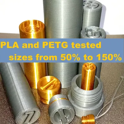 Hộp tròn đánh số (Round numbered containers)