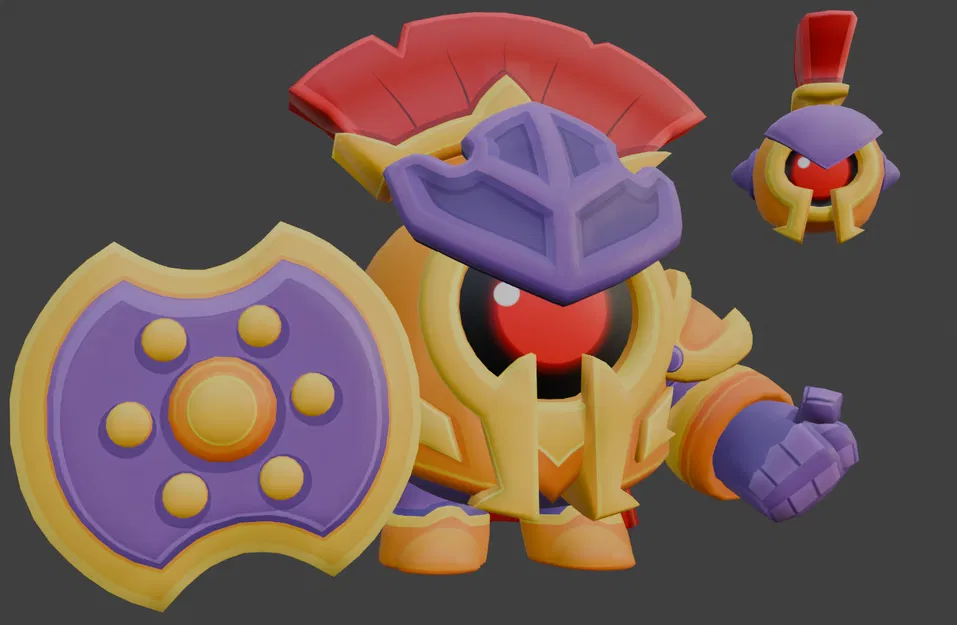 Mô Hình Nani Ares Brawl Stars 3D - Image 1