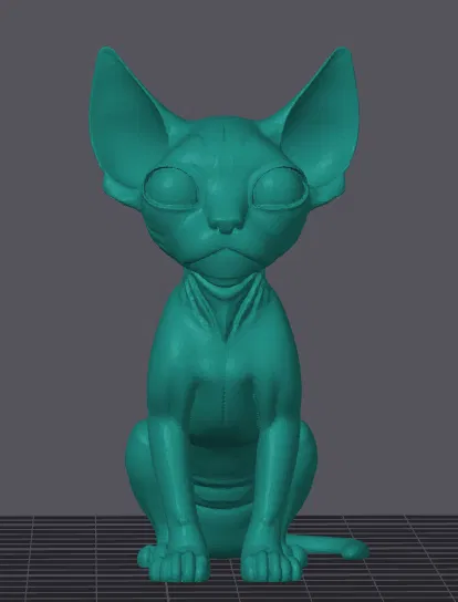 Tượng Mèo Sphinx 3D - Độc Đáo, Đáng Yêu Cho Ngôi Nhà Bạn - Image 1