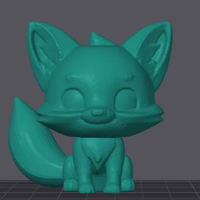 Mô Hình Chibi Fox - Chú Cáo Nhỏ Dễ Thương