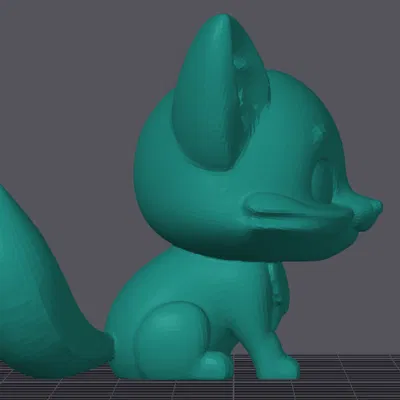 Mô Hình Chibi Fox - Chú Cáo Nhỏ Dễ Thương