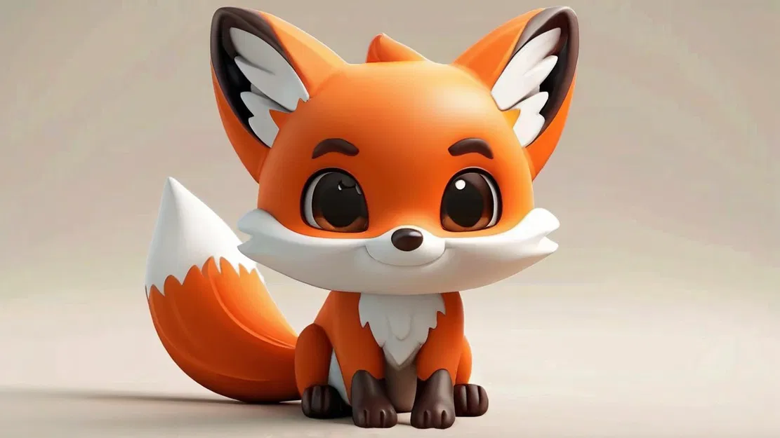 Mô Hình Chibi Fox - Chú Cáo Nhỏ Dễ Thương - Image 3