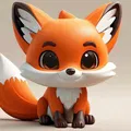 Mô Hình Chibi Fox - Chú Cáo Nhỏ Dễ Thương - Thumbnail 3