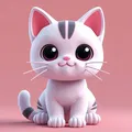 Mô Hình Mèo Chibi Dễ Thương - In 3D Trang Trí Quà Tặng - Thumbnail 3