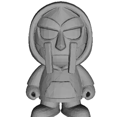 Mô Hình MF DOOM Chibi 3D - Quà Tặng Fan Hip Hop Độc Đáo