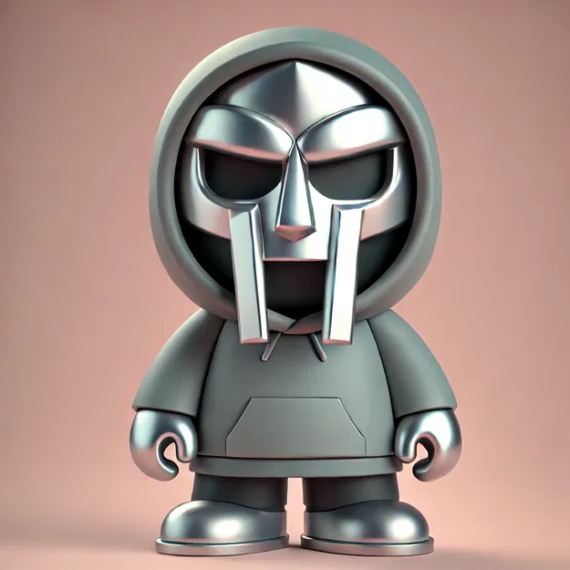 Mô Hình MF DOOM Chibi 3D - Quà Tặng Fan Hip Hop Độc Đáo - Image 3