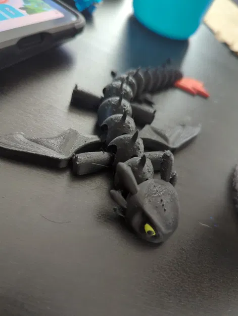 Đồ chơi Toothless khớp nối (Articulating Toothless Toy) - Image 1