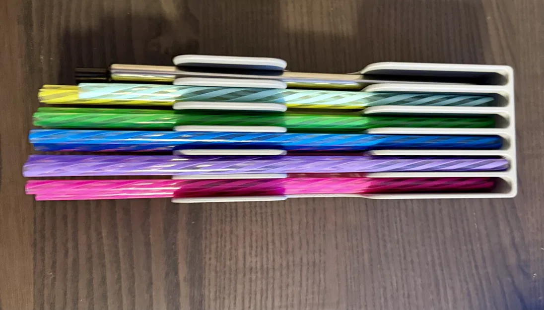 Khay Gridfinity Straw Organizer 2x5 đựng 30 ống hút - Image 2