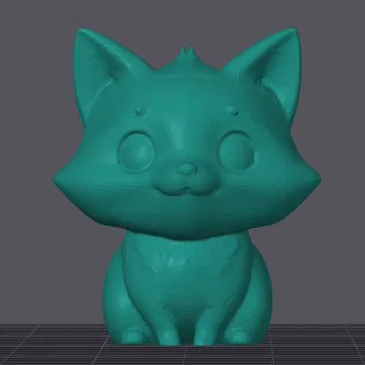 Mô Hình Cáo Con 3D Dễ Thương - Quà Tặng Độc Đáo