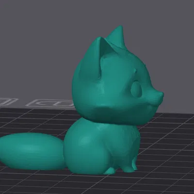 Mô Hình Cáo Con 3D Dễ Thương - Quà Tặng Độc Đáo