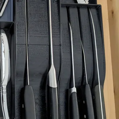 4 Khay Cắm Dao Nhà Bếp Gridfinity (4 Gridfinity Kitchen Knife Blocks)