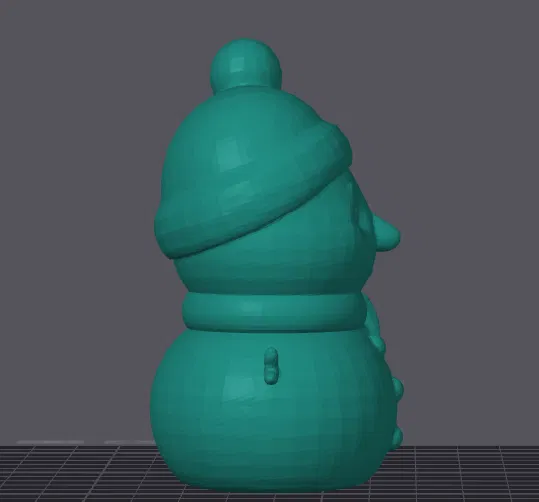 Mô Hình Người Tuyết Chibi 3D - Trang Trí Giáng Sinh Đáng Yêu - Image 2