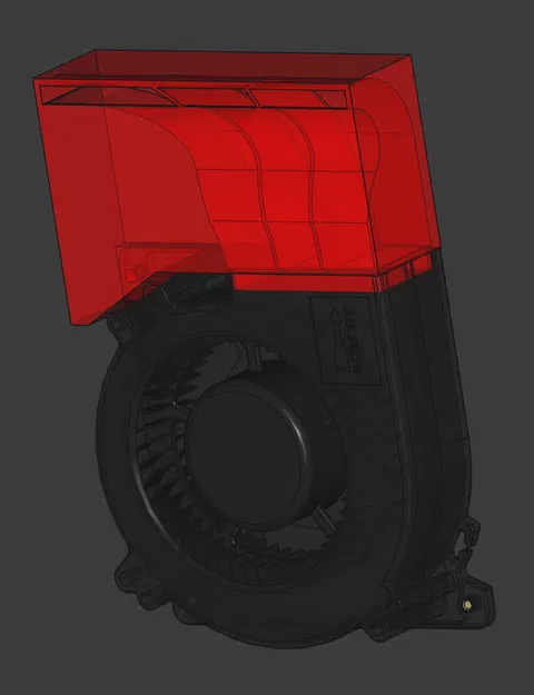 Ống Dẫn Gió Quạt Cho Creality K1/K1 Max/K1C - Image 1