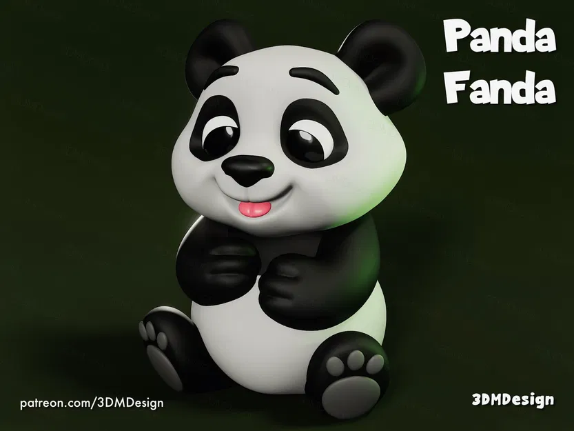 Panda Fanda – Mô hình gấu trúc dễ thương - Image 1