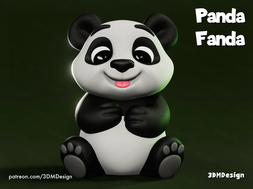 Panda Fanda – Mô hình gấu trúc dễ thương - Image 5