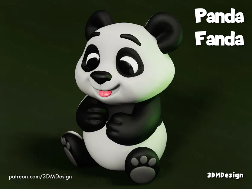 Panda Fanda – Mô hình gấu trúc dễ thương - Image 6