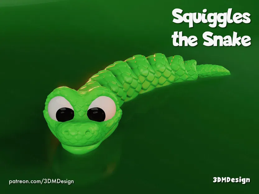 Squiggles – Rắn Articulated (Khớp Nối) Dễ Thương - Image 1