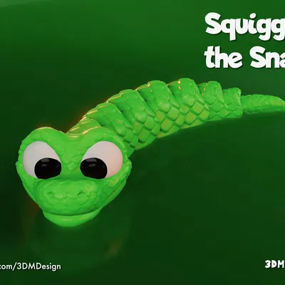 Squiggles – Rắn Articulated (Khớp Nối) Dễ Thương