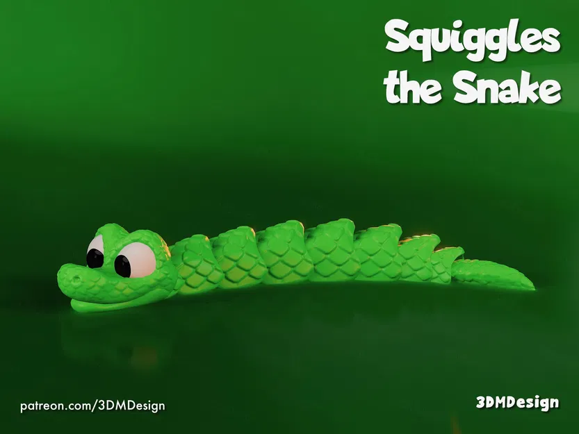 Squiggles – Rắn Articulated (Khớp Nối) Dễ Thương - Image 8