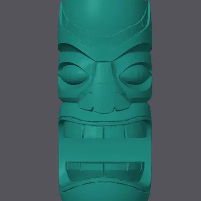 Tượng Tiki Tribal Hawaii Trang Trí Độc Đáo