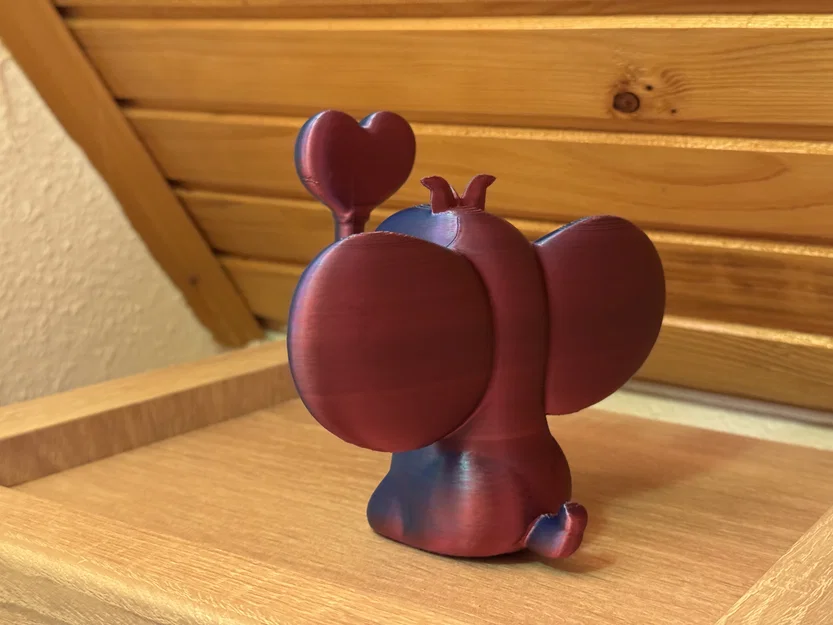 Mô hình Voi Valentine 3D - Quà tặng độc đáo - Image 3
