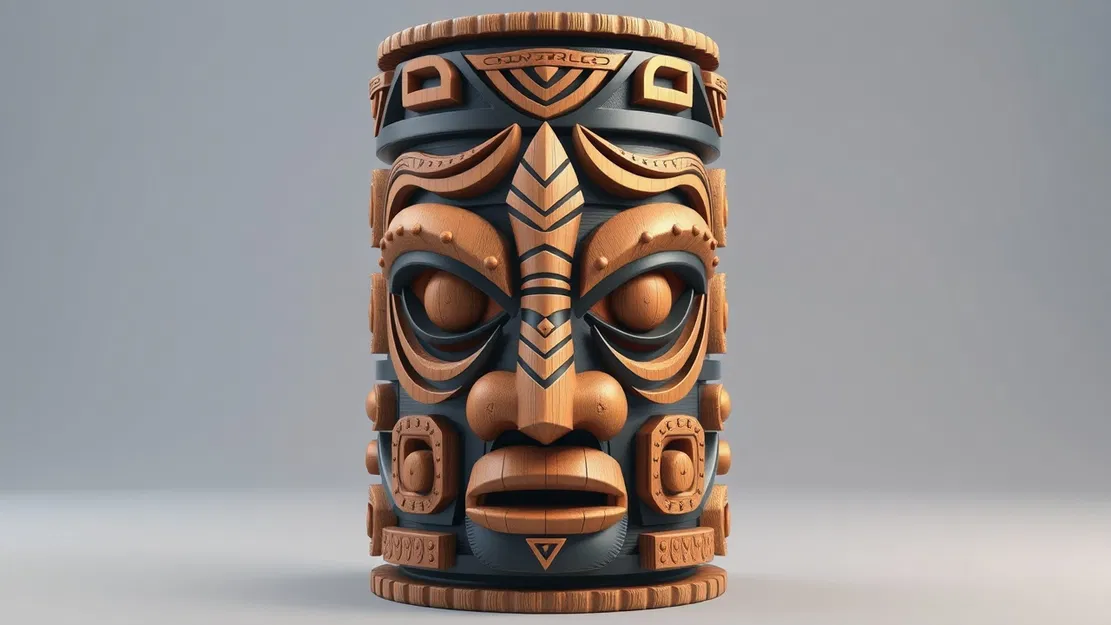 Tượng Tiki Tribal - Trang trí độc đáo, quà tặng ý nghĩa - Image 3