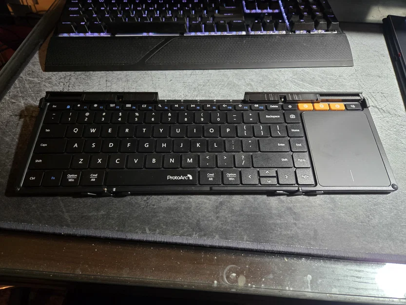 Khóa bản lề (kèm chân) cho bàn phím gập ProtoArc XK01-TP - Image 1