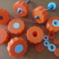 Núm vặn M8, M6, M5 & M4 – kèm nắp chụp che đầu bu-lông hoặc đai ốc - Thumbnail 1