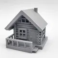 Mô Hình Nhà Gỗ Mini Cho Bàn Chơi RPG & D&D - Thumbnail 1