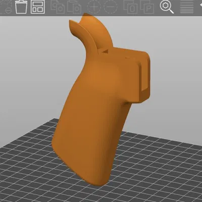 Tay cầm Hoffman Tactical với Full Milspec Beavertail