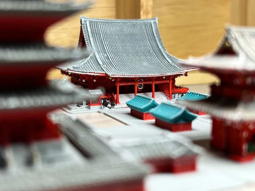 Sảnh Sensō-ji (Asakusa, Tokyo, Nhật Bản) - Image 1